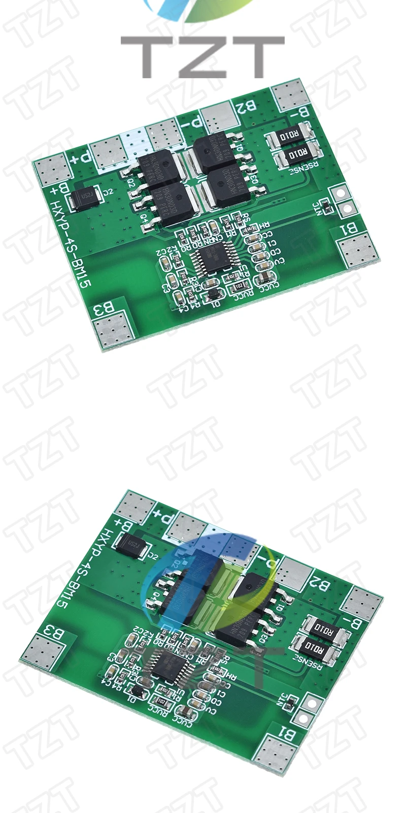 4S 12,8V 14,4V 16,8V Lifepo4 Li-Ion Lipo Lithium-Batterie-Schutzplatine 18650 BMS 14A Begrenzung 20A PCB 4-Zellen-Pack PCM 3,2V 3,7V – Detail 5
