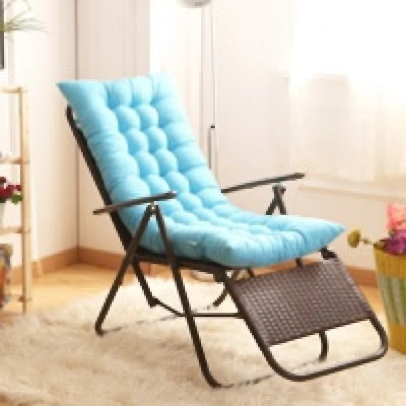 Autumn and winter thickened brushed doublesided available recliner mats Lunch folding chair special image 3