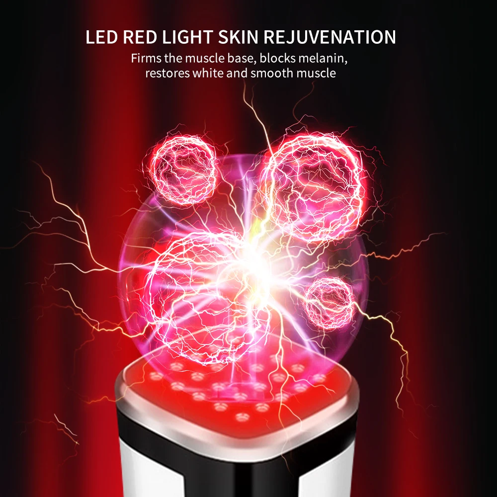 Hot Selling Unique Glass Probe Infrared Anti-aging Home Use Red Light Wrinkle Removal Beauty Device