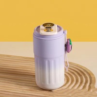 450ml Thermal Coffee Cup Smart Display Temperature 316 Stainless Steel Vacuum Coffee Cup Portable Thermal Mug for Student