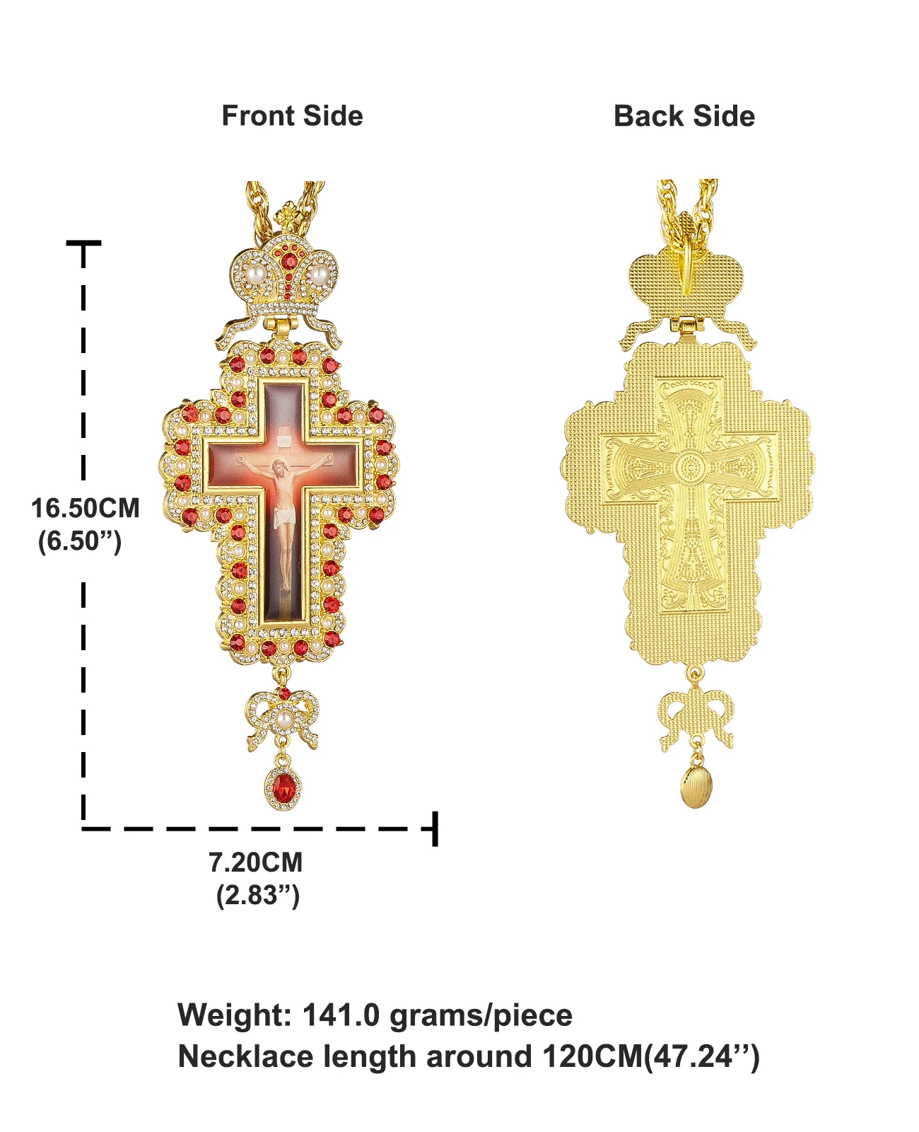 ديالو-قلادة الصليب الكاثوليكية ، الصليب ، يسوع المسيح ، مركز أيقونة ، الكنيسة ، التعميد ، الكاهن ، الكنيسة ، هدية المجوهرات #5