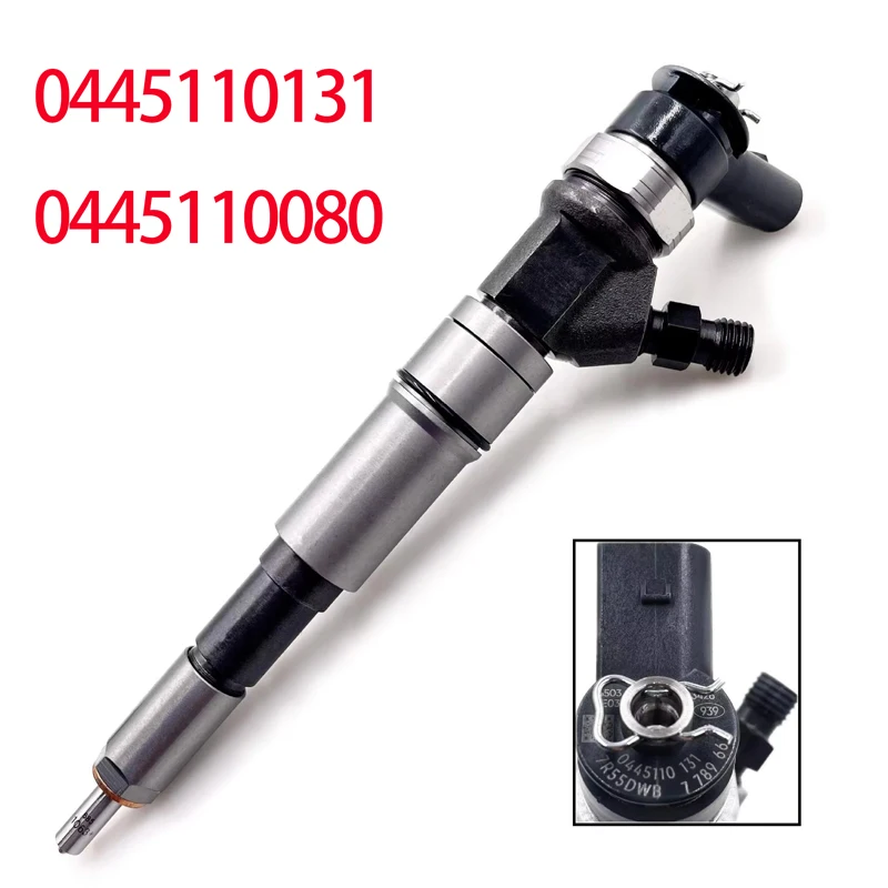 0445110131 Fuel Injector Electronic Common Rail Fuel Injector Assembly 0445110080 for BMW 320d 330d 530d X3 X5 3.0d