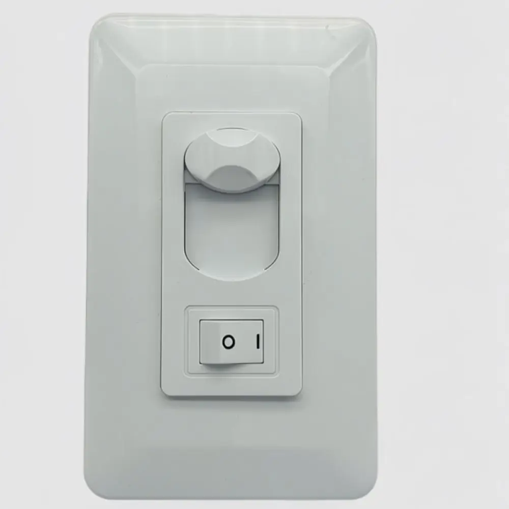 120V Ceiling Fan Light Speed Control Switch Wall Mounted Regulator Flush Embedded Installation For Home Office