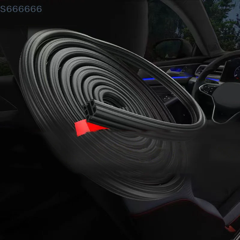 5 متر/مجموعة العالمي عزل الصوت شرائط الطقس ملحقات عازلة للصوت شرائط عزل السيارة ثلاثة طبقة سميكة ختم الشريط #3