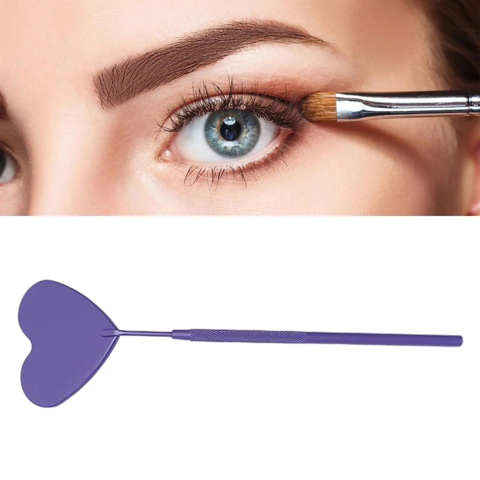 ハート型のまつげエクステミラー HD 視野角 ステンレス鋼の美容ツール サロンやまつげアーティスト向け