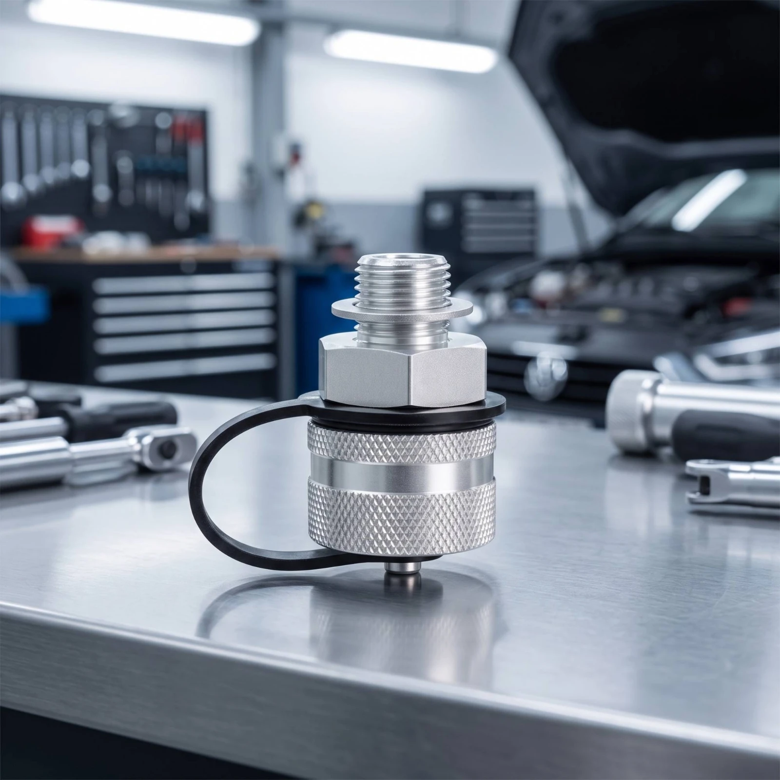 Quick Twist Oil Drain Valve Messleak-Proof Engine Oil Drain Valve Vehicle Parts Knurled Easy for DIY Mechanics