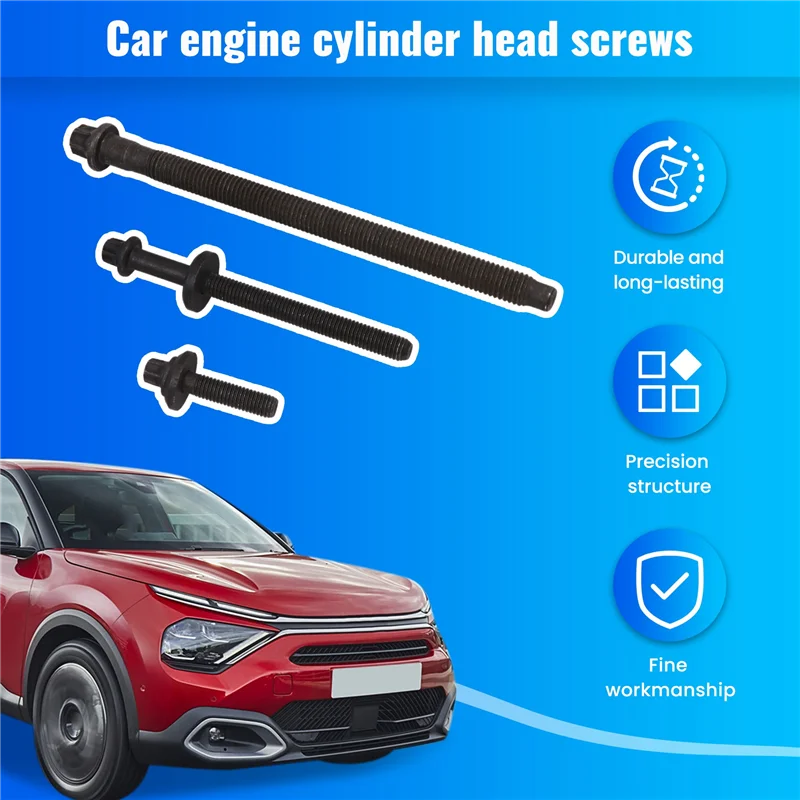 11127560274 Viti della testata del cilindro del motore per auto 0204C1 per MINI Cooper R55 R56 R57 R58 R59 R60 207 308 C3 C4-B09B
