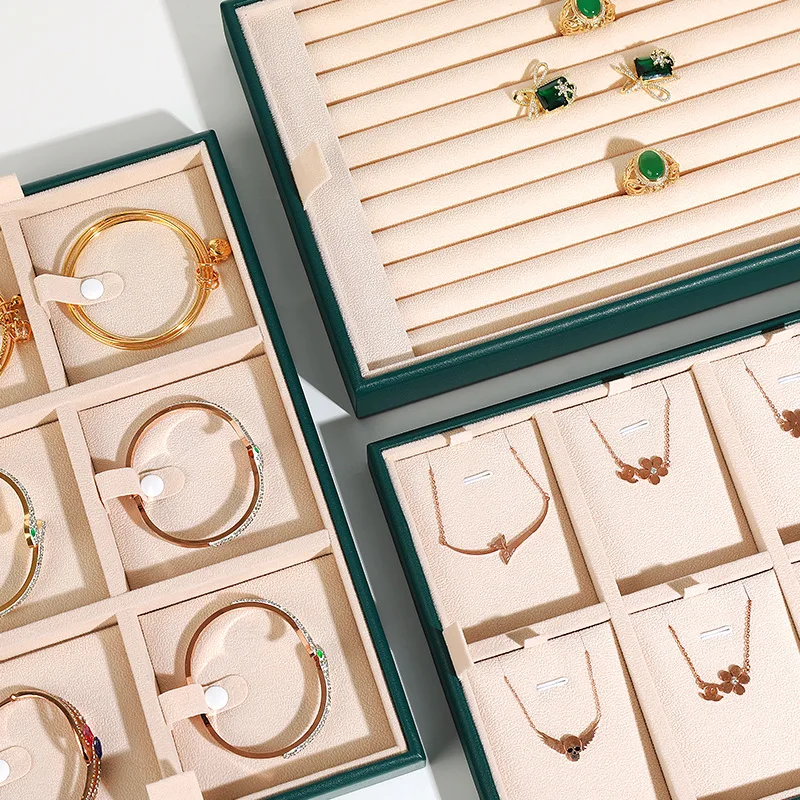 Four-layer Jewelry Box Multifunctional Portable With Lock Bracelet Necklace Ring Box Jewelry Storage Display Box Wholesale