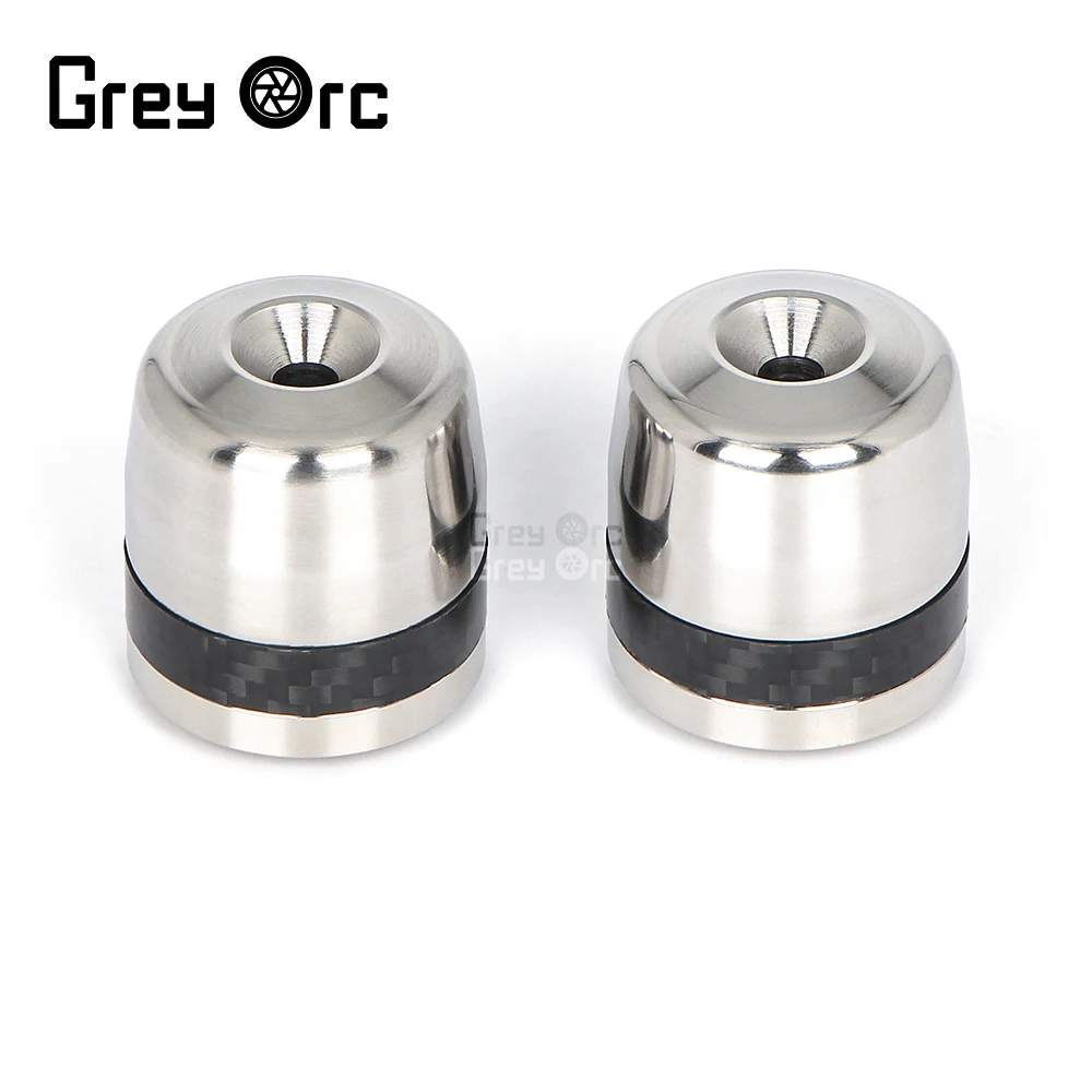 

Motorcycle Stainless Steel Carbon Fiber Pattern Ring Handle Plug For Honda Wing NSS350 PCX150 PCX160 CB400X CB400F