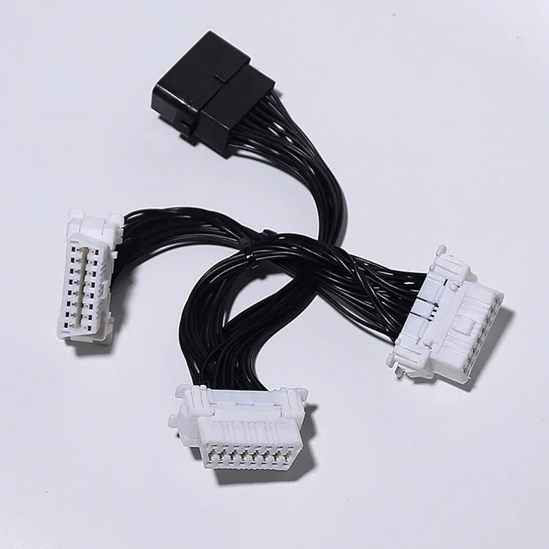 1 Male to 3 Female Connector OBD2 Extension Wire Cable Splitter OBD 2 16PIN Connector For ELM327 16 PIN OBD2 Electronic Wire