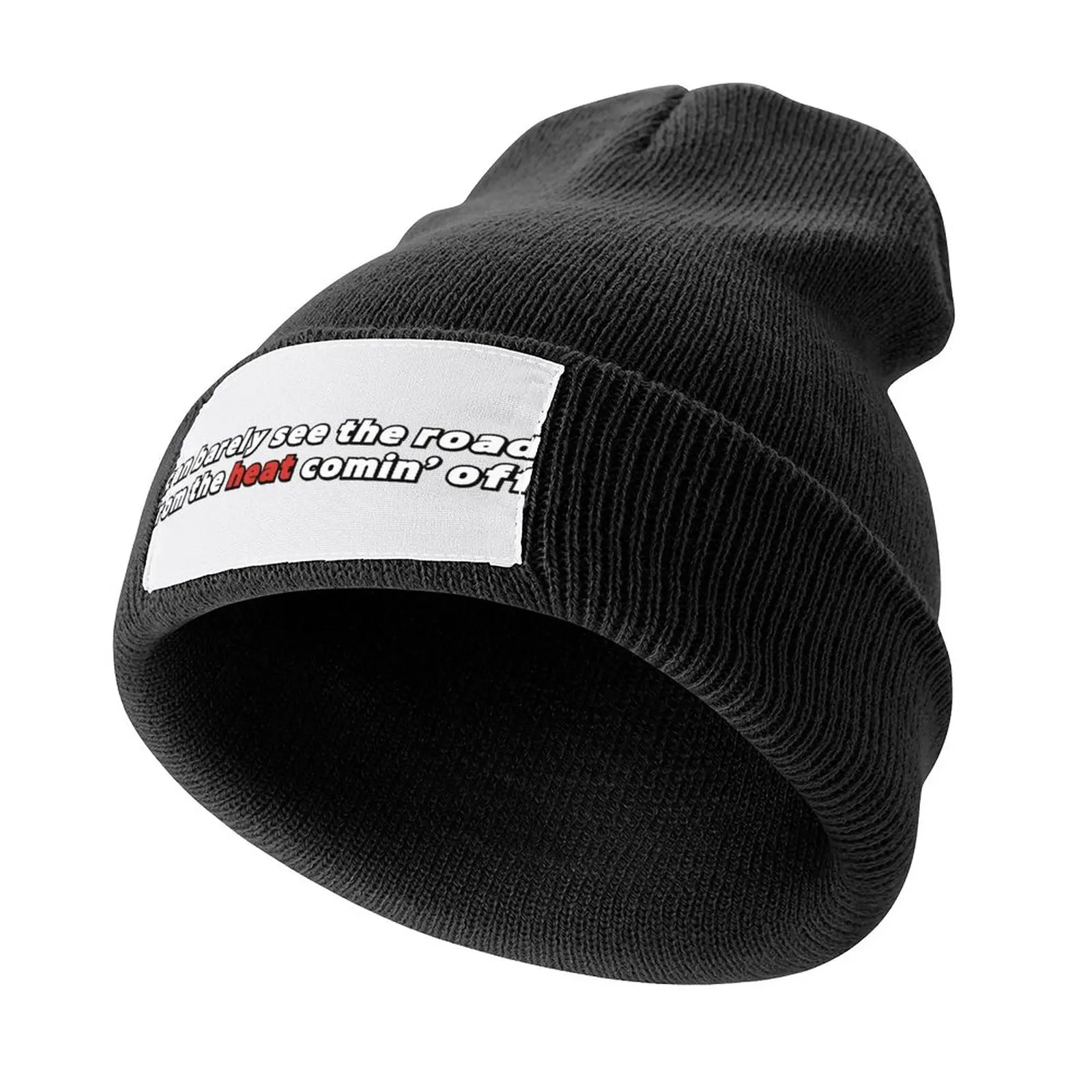 i can barely see the road from the heat comin' off Knitted Hat Hat Beach Male Designer Man Hat Women's