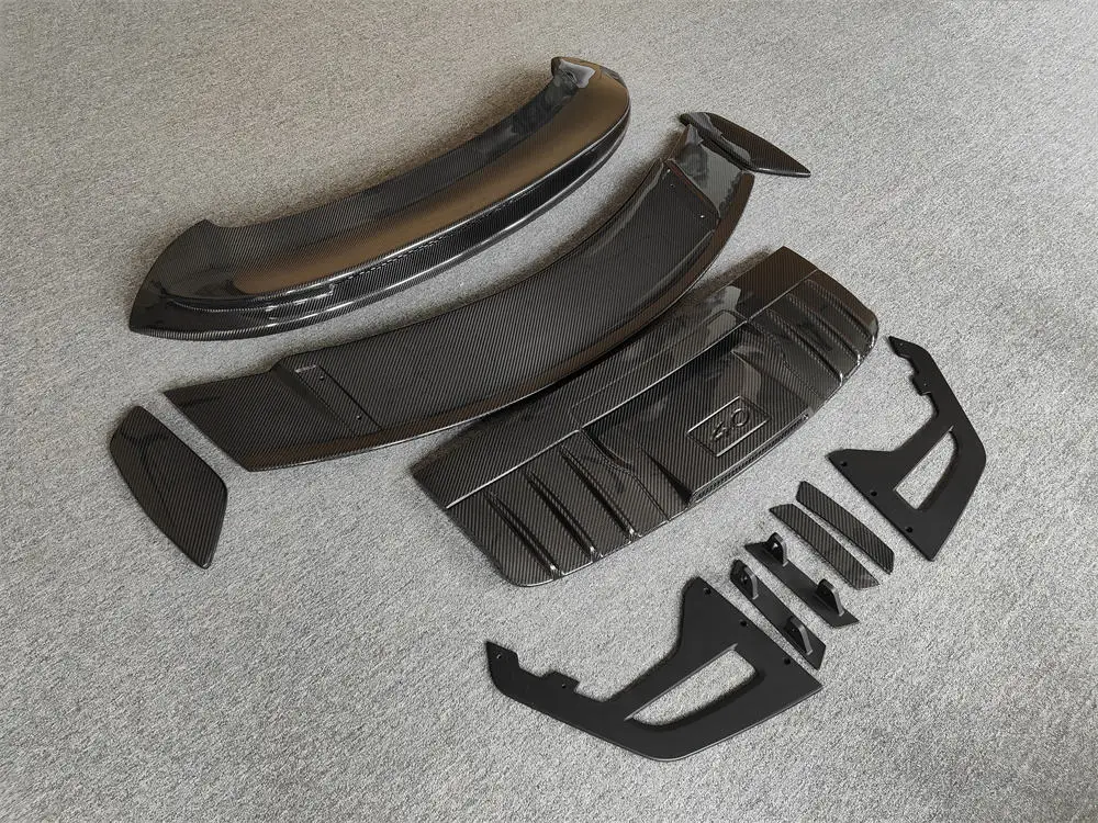 

GT3 Style Carbon Fiber Rear Roof Spoiler Rear Luggage Spoiler Lip Wing Body Kit for Porsche 911 992