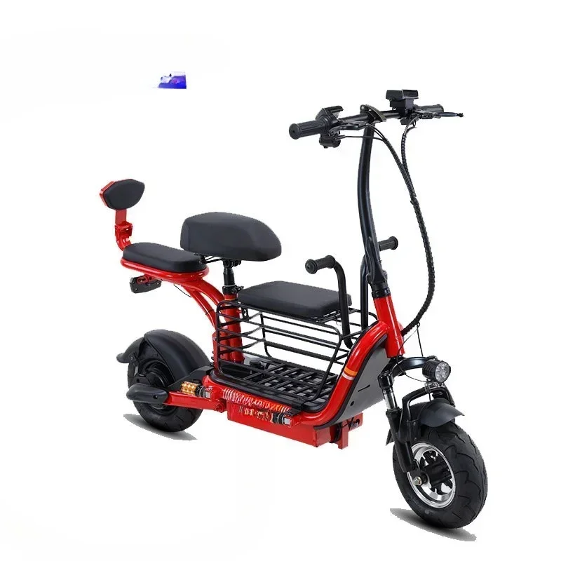 Parent-child two-wheel electric bicycle pet shopping with baby car skateboard foreign trade cross-border electric vehicle