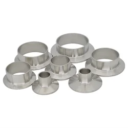 YQBS Sanitary Fitting 38mm 51mm Weld Pipe Clamp Ferrule Fits 1.5