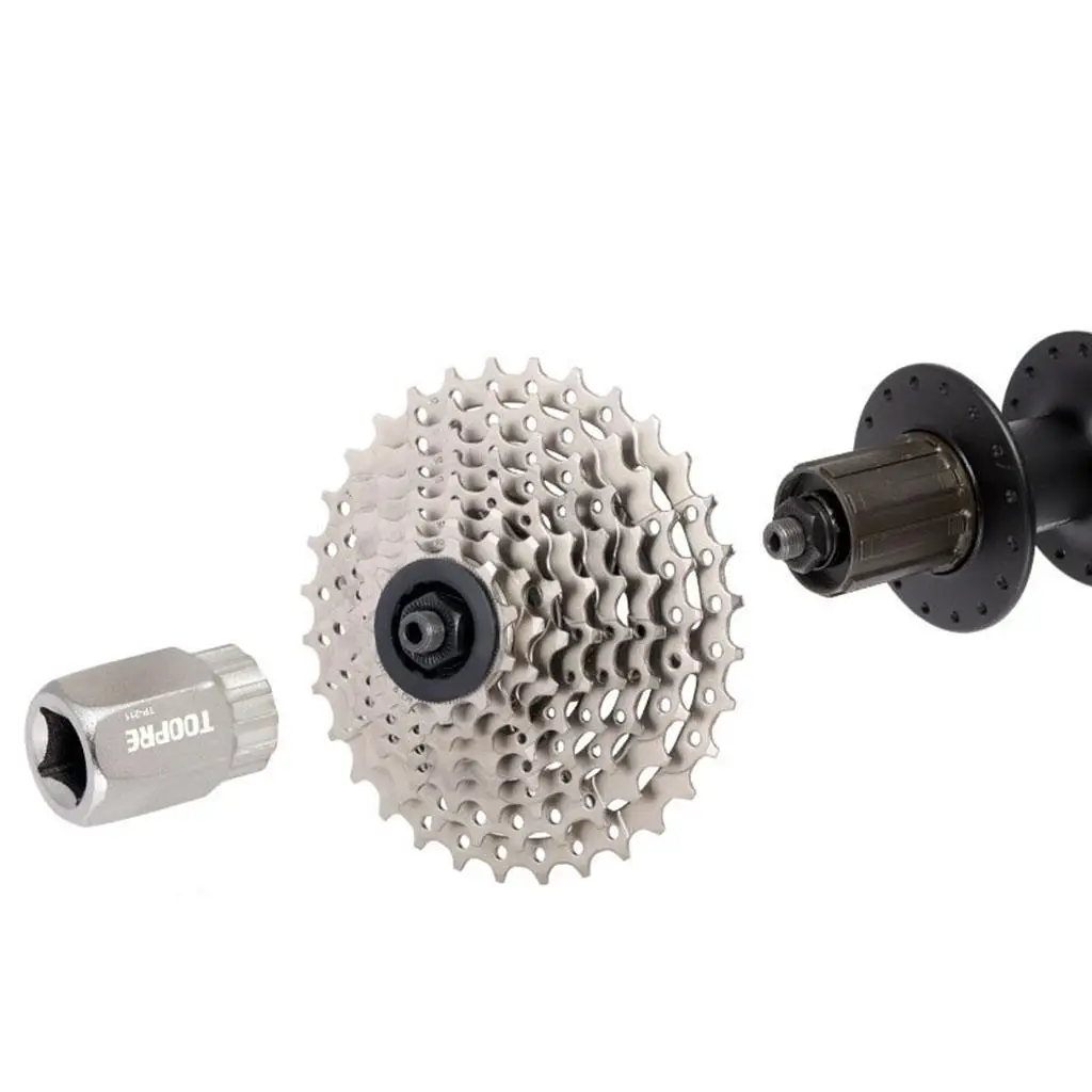 High Carbon Steel Freewheel Removal Tool Universal Lockring Cassette Sleeve for Bike Mechanic Tools