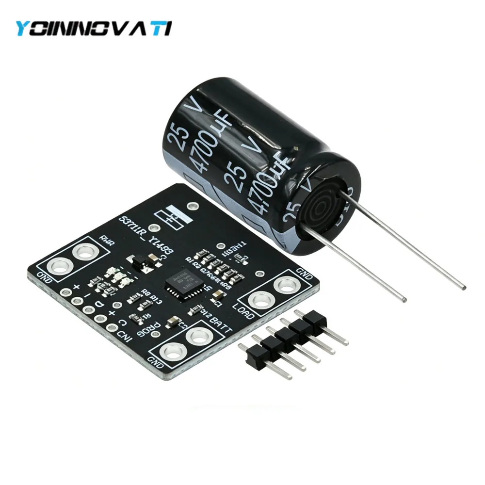 YT MCP73871 Li-ion Battery Charger Module 4.2V 1A, Load Sharing, Power Path Management, Charging & System Supply Simultaneously