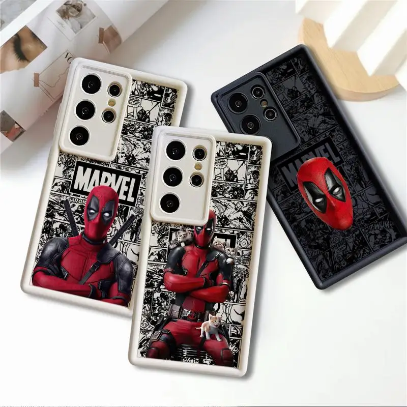 Deadpool Mutants Wolverine Phone case for Samsung Galaxy S24 S22 S21 Ultra A13 cases S20 FE S23 S24plus S21fe 12C fundas Cover