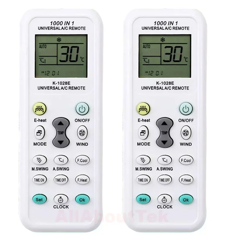 Air Conditioning Universal Remote Control One Click Settings For All Mainstream Brands Without Code LCD Display 1000 In 1