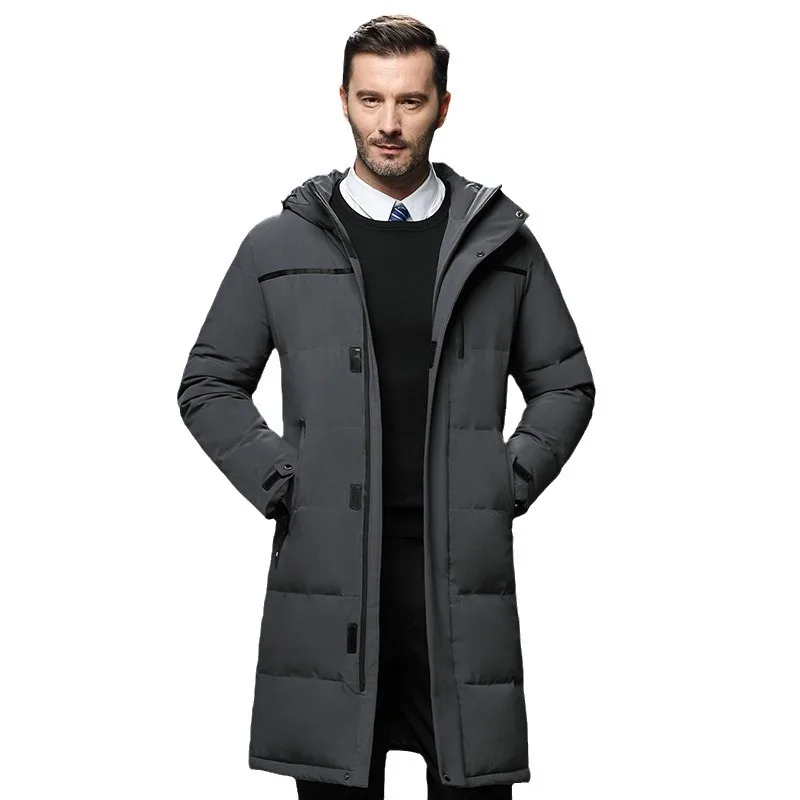 Veste épaisse d'hiver pour hommes, vêtements d'hiver moyens et longs, pour hommes d'âge moyen et âgés, nouvelle collection