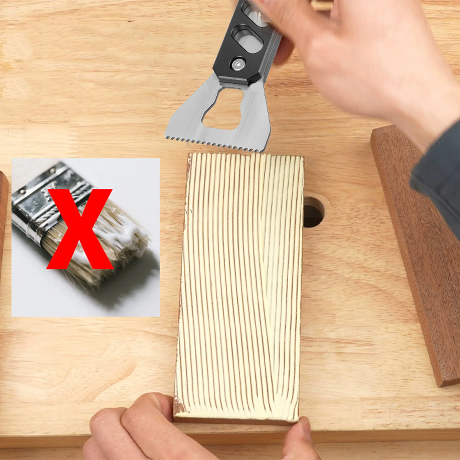 Glue Spreader with Tray Reusab - Woodworking Glue Roller ulasan dan harga