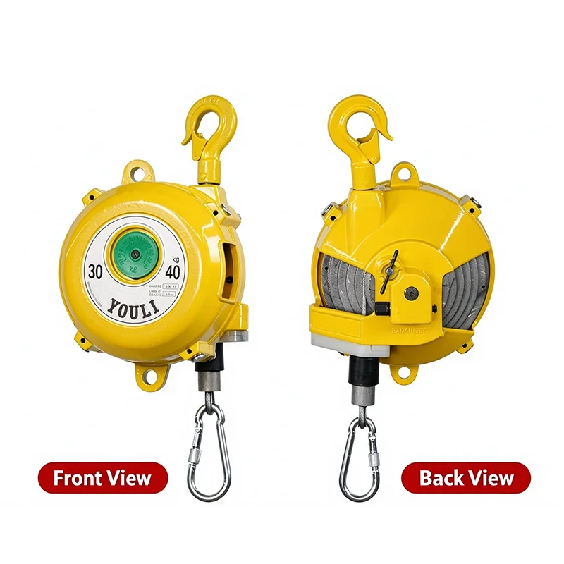 Heavy Duty Spring Balancer Adjustable Tension Balancer Retractable Tool Holder Loaded 30- 80kg Adjustable Spring Balancer