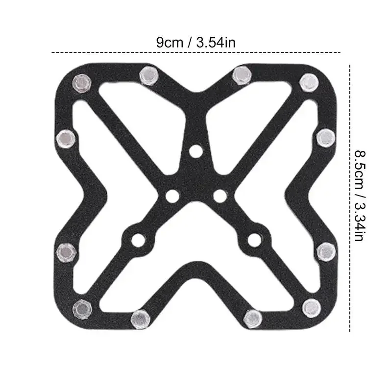 "Pedaales de bicicleta autoblocantes de liberación rápida para bicicleta de montaña/carretera, pedales planos de conversión de zapato de bloqueo, accesorios de ciclismo (ajuste universal)"