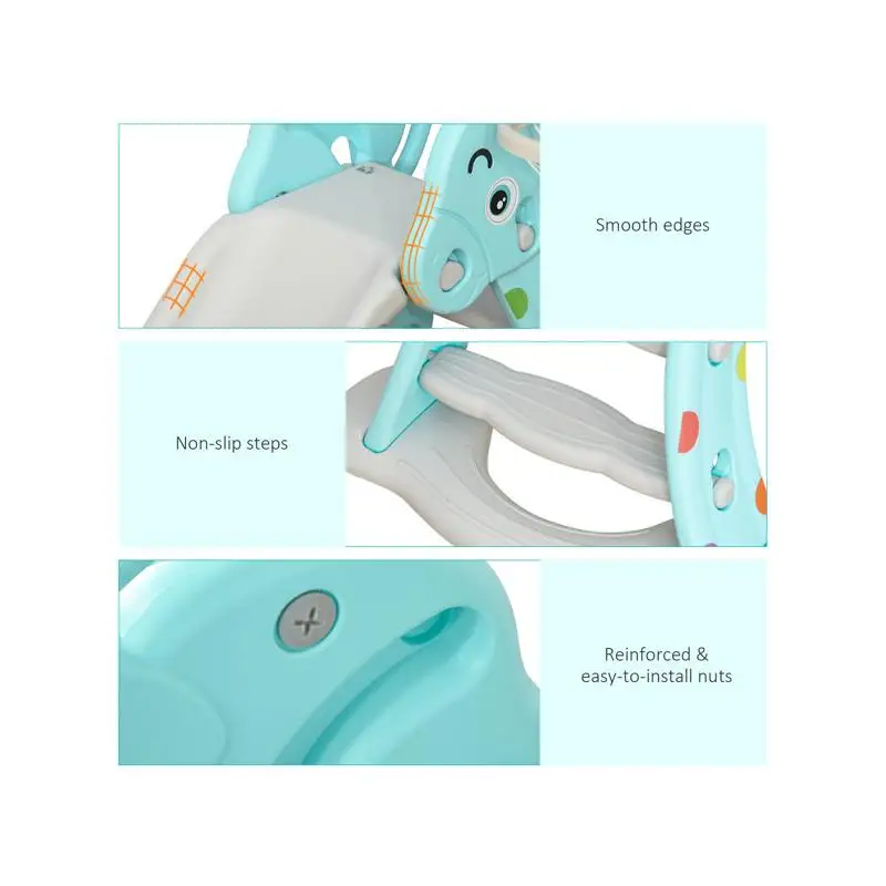 Toddler Small Slide for Kids - Indoor/Outdoor Fun Play Equipment