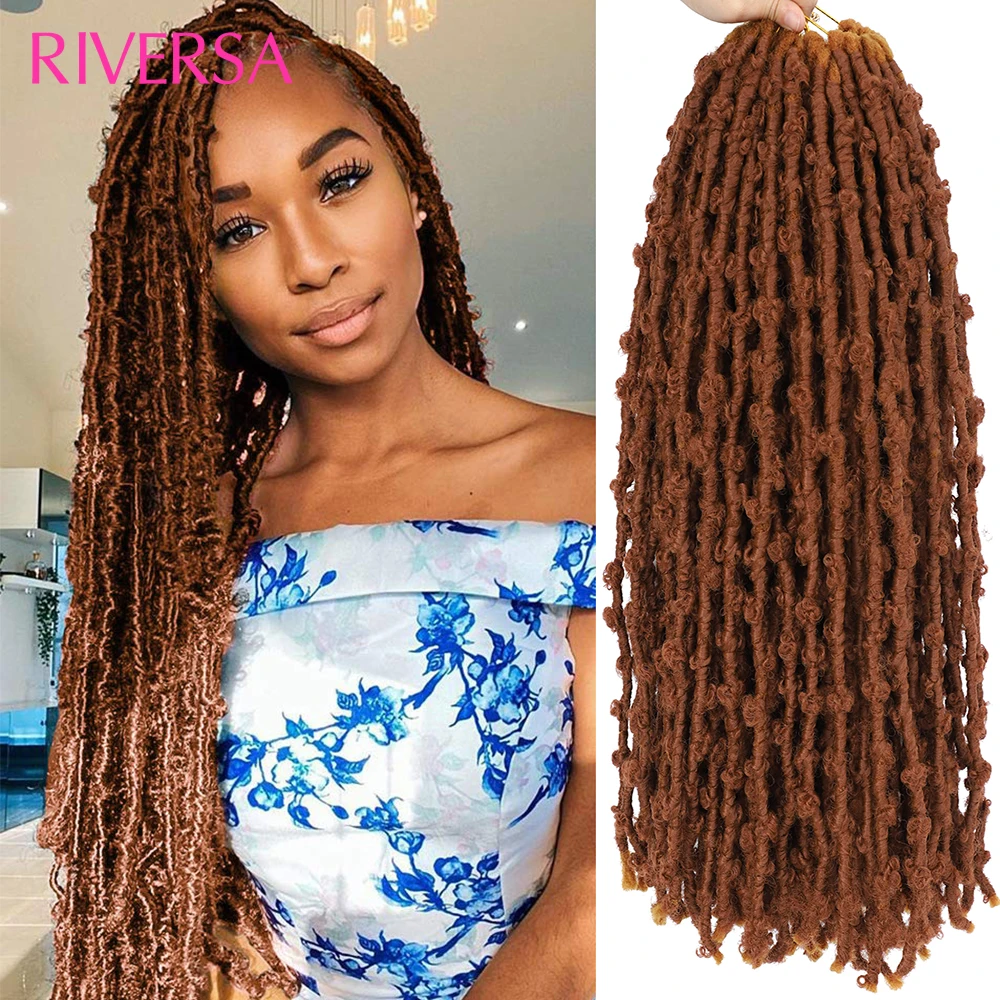 

Butterfly Locs Crochets Braids Hair 24 inches Faux Soft Locs Dreadlocks Hair Extensions Boho Butterfly Faux Locs Braiding Hair