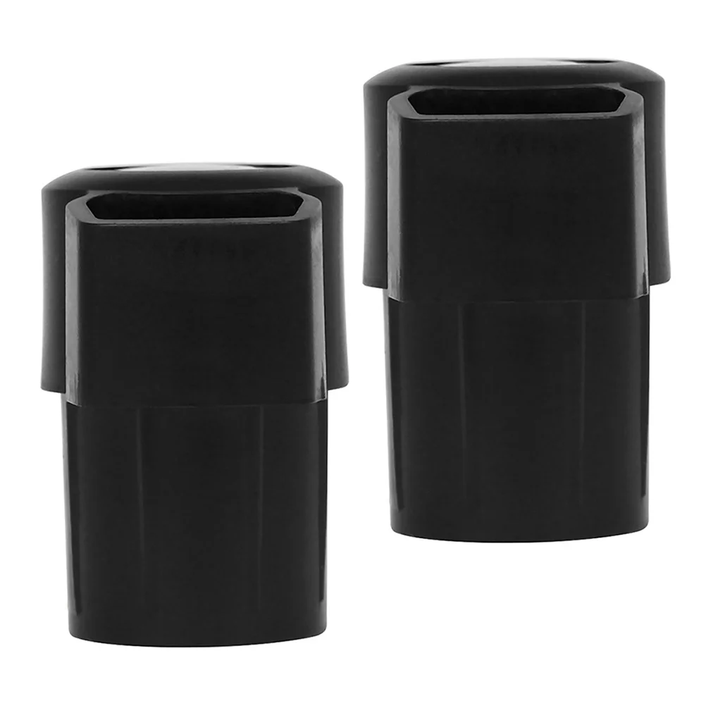 

2 Pcs Plug Alto Saxophone End Cap Plugs Stopper Bent Neck Key Black Body Mouthpiece Protective