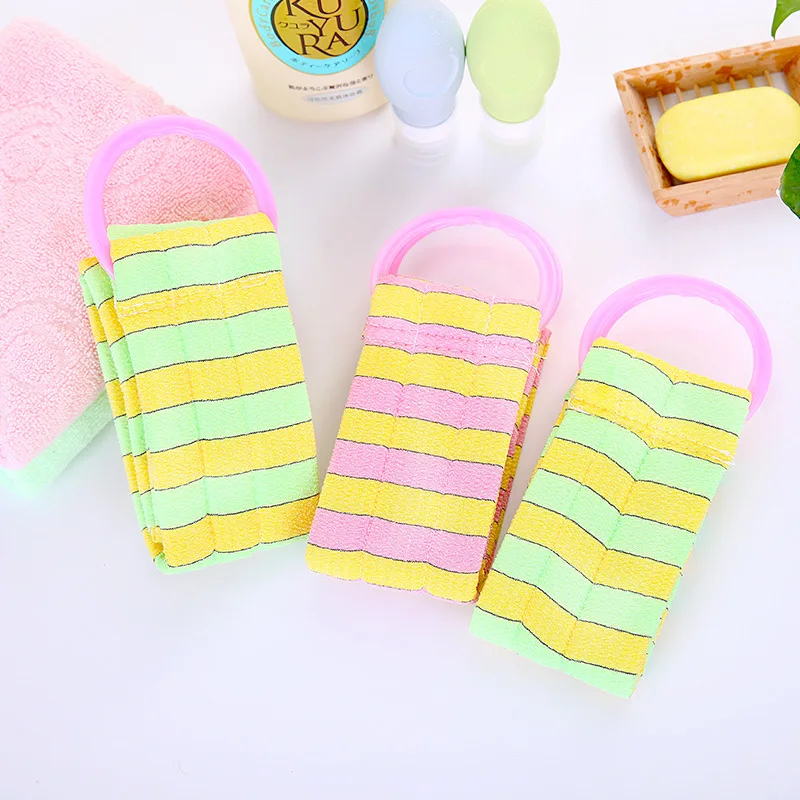 الطبيعية لينة التقشير اللوف حزام الظهر اللوف منشفة استحمام دش تدليك سبا الغسيل دش الإسفنج الجسم الجلد الصحة نظيفة