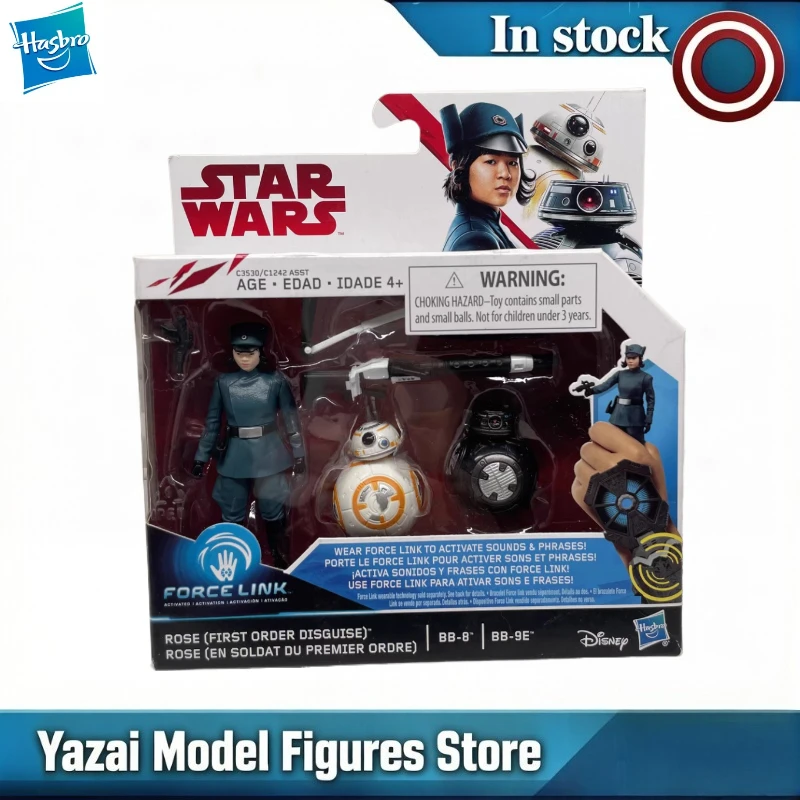 figurine-d'action-originale-hasbro-star-wars-rose-first-order-disguise--bb-8-bb-9e