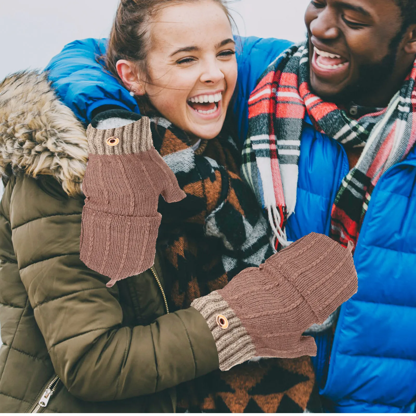 1Pair Heated Winter Gloves Electric USB Thermal Warm Gloves for Men Women Cold Weather Outdoor Use Touchscreen Support - view 5