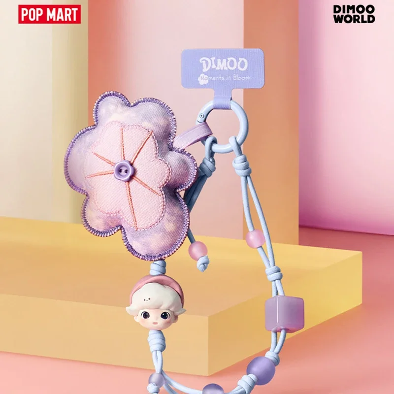 

POP MART DIMOO MOMENTS IN BLOOM Series Decorative Charm Mystery Box Genuine Blind Box Guess Toys Bag Ornament Figurines Home
