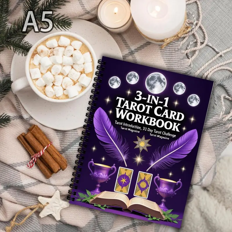 Tarot Card Diary,In depth Understanding of Tarot Card Knowledge,Daily Exercises for Adult Meditation and Personal Growth