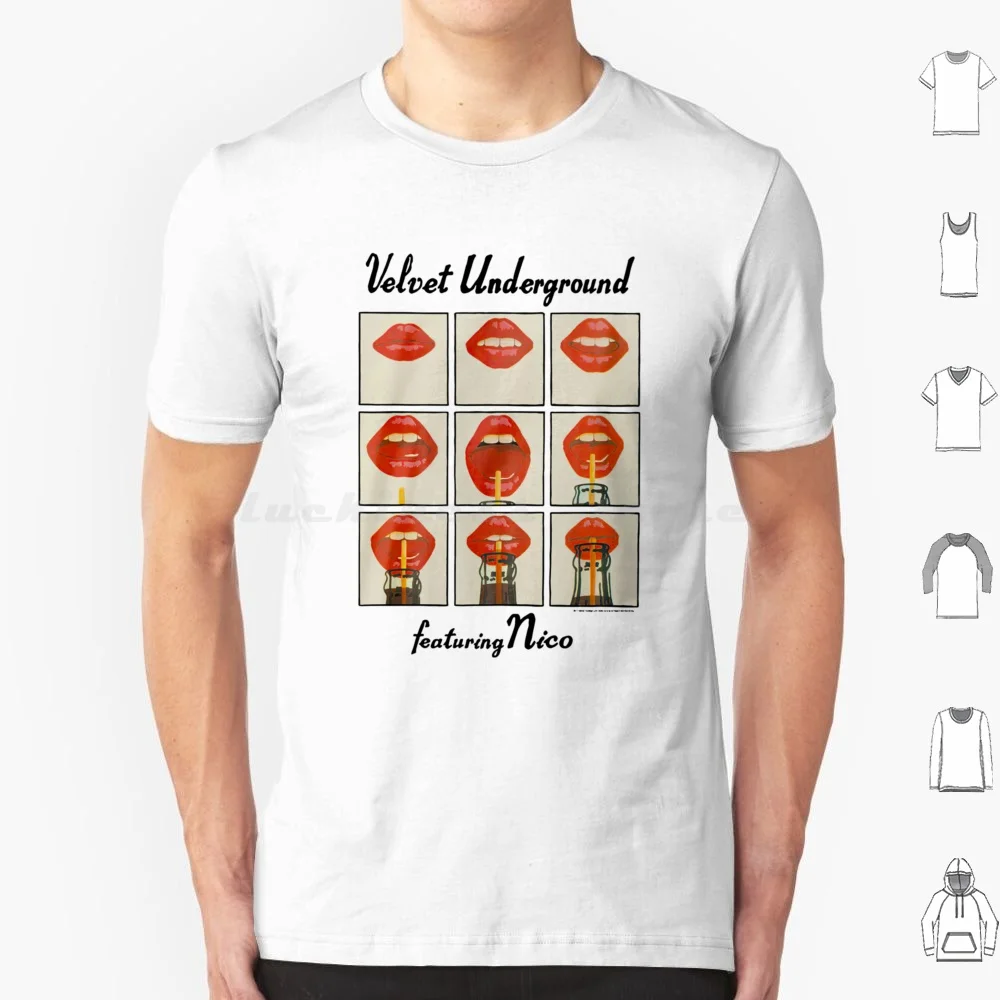 The-Velvet-Underground-Featuring-Nico T Shirt Cotton Men Women DIY Print The Velvet Underground Velvet Underground Nico Lou