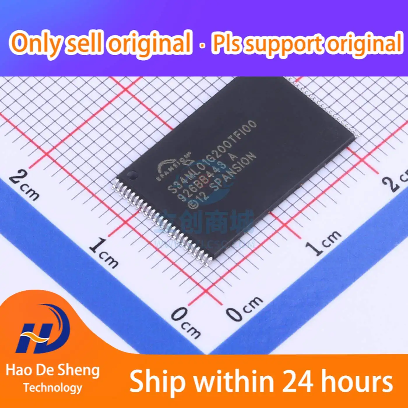 10PCS/LOT NAND FLASH S34ML01G200TFI000 TSOP-48   new original in stock