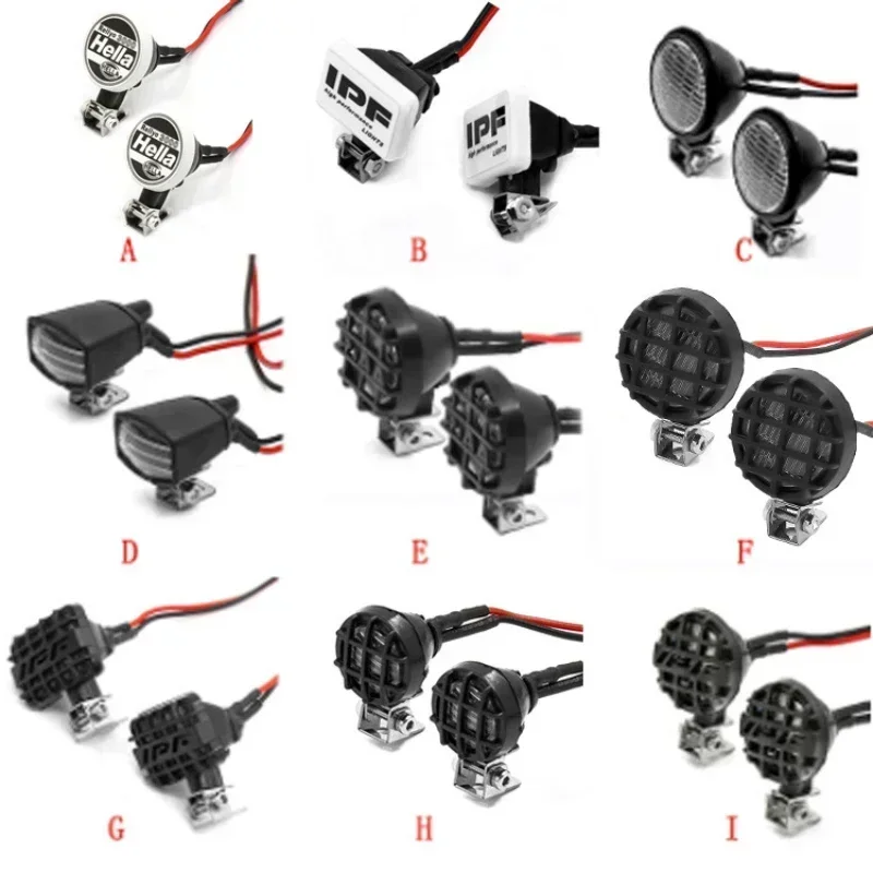 18-20 مللي متر الرجعية جولة سقف ضوء/عليق البلاد الكشاف العلوي/المصد الأمامي الأضواء ل 1/10 محاكاة Rc سيارة Trx4 Trx6