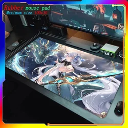 Molte persone amano i più venduti wuthering Wave Jinhsi HD printing Desktop Game Mouse Pad grande tappetino Deak regalo per ragazzi Mouse pad