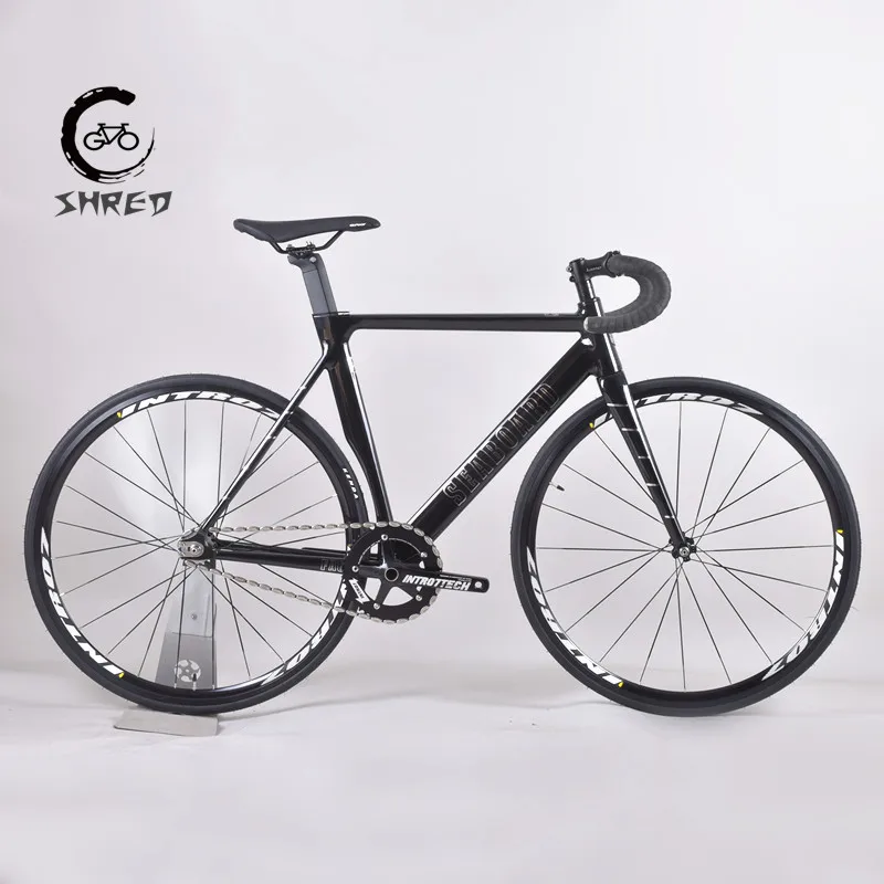 TSUNAMI SEABOARD FA03 700C Fixed Gear Bike Single Speed Racing Bike Fixie Track Bicycle With Intro7 Wheelset & Crankset V brake