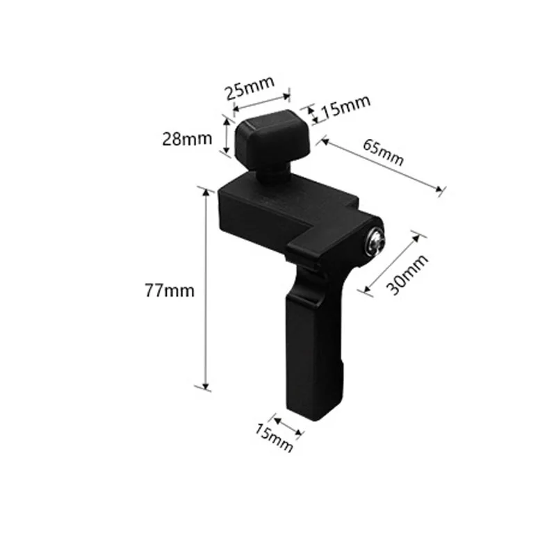 Regolazione del calibro del mitra 0-60 gradi maniglia per sega da tavolo per la lavorazione del legno righello angolare di assemblaggio di 60 gradi strumenti multiuso per la lavorazione del legno