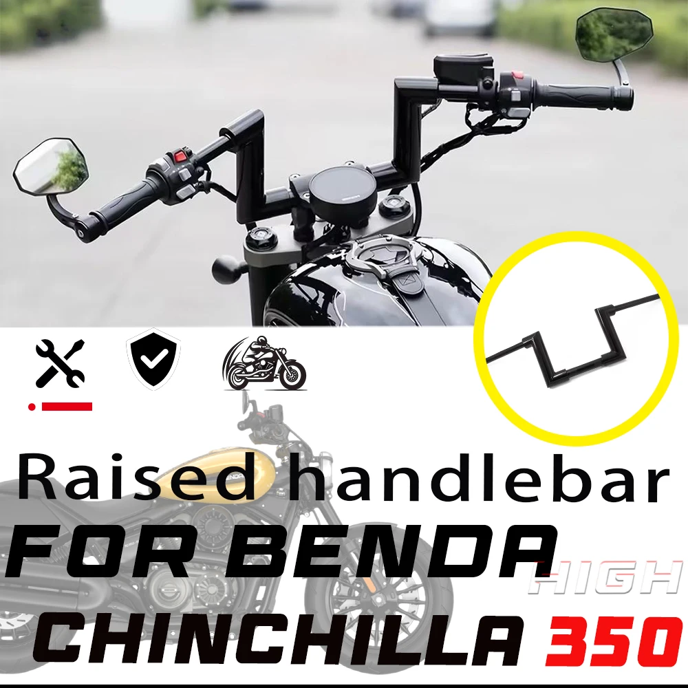 FOR BENDA CHINCHILLA 350 Taller Handlebar Riser Backward Handlebar Accessories