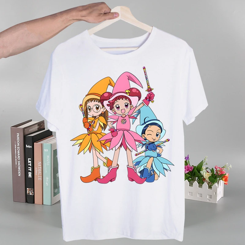 Ojamajo Doremi Magical Harajuku t-shirt estate uomo/donna Hip Hop divertente stampa Tshirt Streetwear t shirt manica corta Tee Top