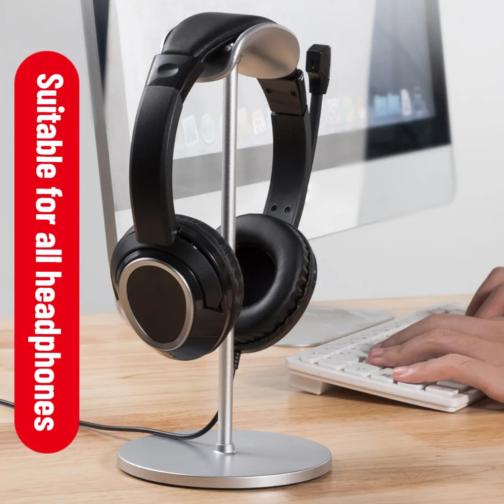 Headphone Stand Aluminum Alloy Earphone Holder Detachable Game Headphone Rack For Max Display Stand Headset Accessories