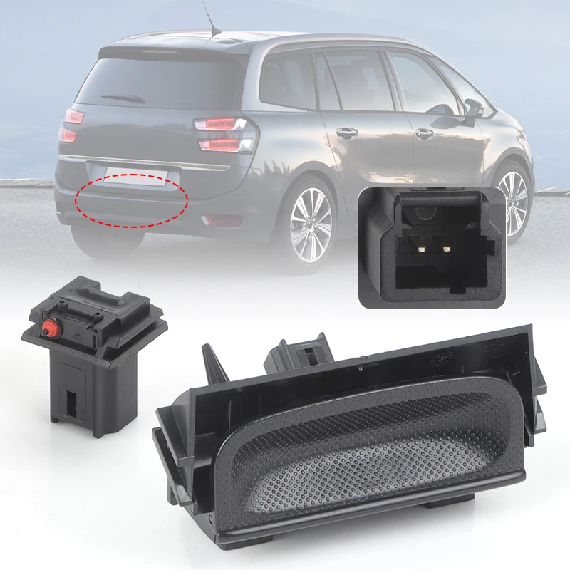 Boîte à Gants 2502016 Pour Citroën C4 Picasso Exclusive - Occasion, Chromé Endommagé