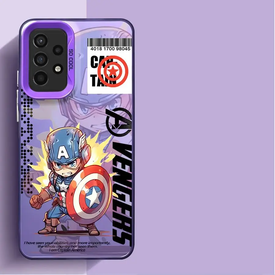 Captain America The Hulk Case for Samsung Galaxy A20 A51 A30 A50 A71 A03 A05 A21s A10 A03s A72 A73 4G Bumper Capa Cover image 2