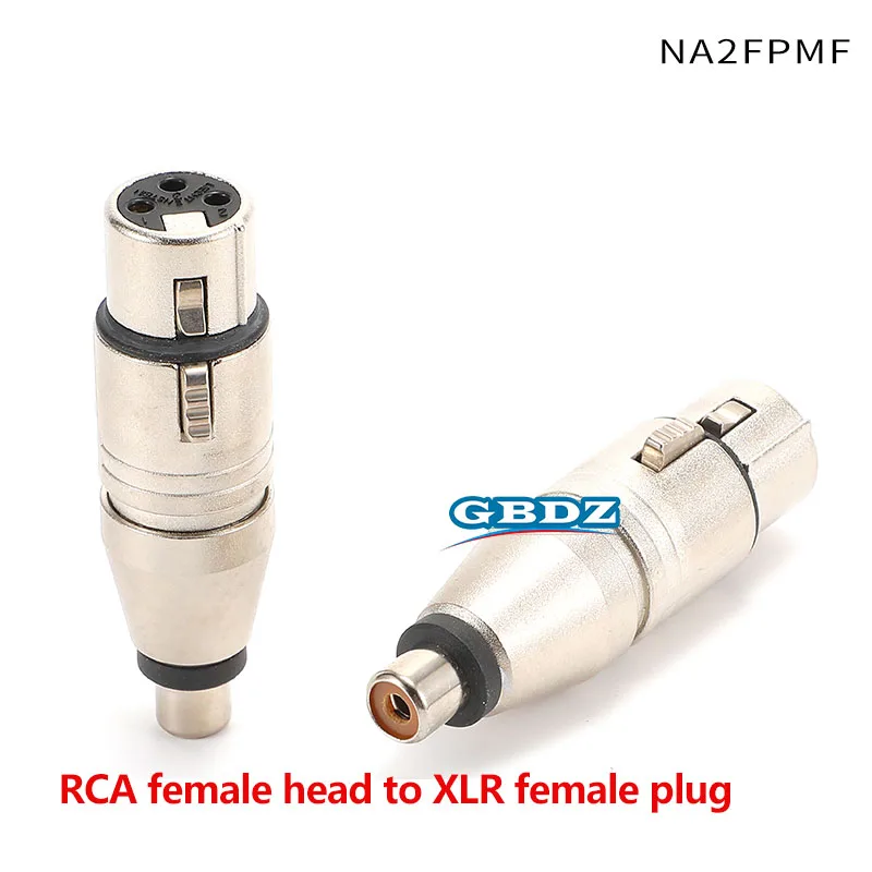 

NA2FPMF XLR 3 Pin 5 Pin Male Female to RCA Lotus Male Female Plug Fever Audio Microphone Adapter Converter Connector