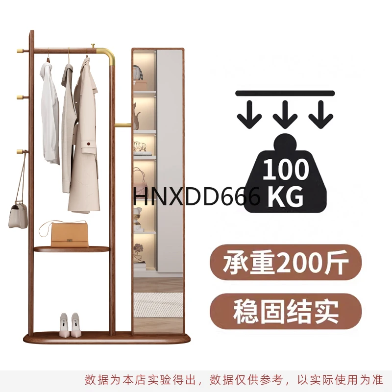 Massief houten kapstok Rek van essenhout van vloer tot plafond