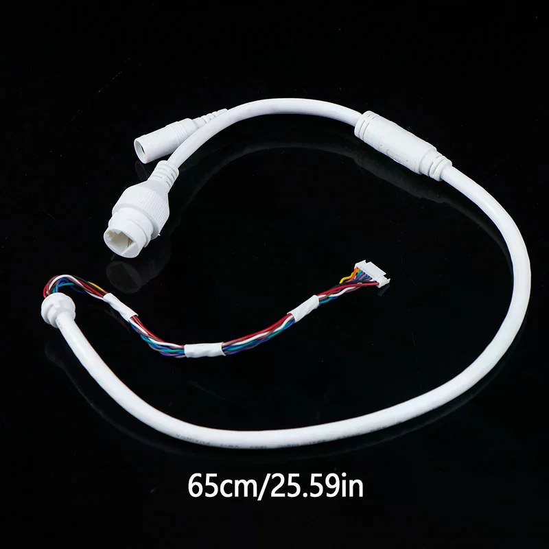 1pc Ethernet Lan Cable PoE RJ45 Network Cable 10 Pin 10 Core For Hikvision Ip Camera
