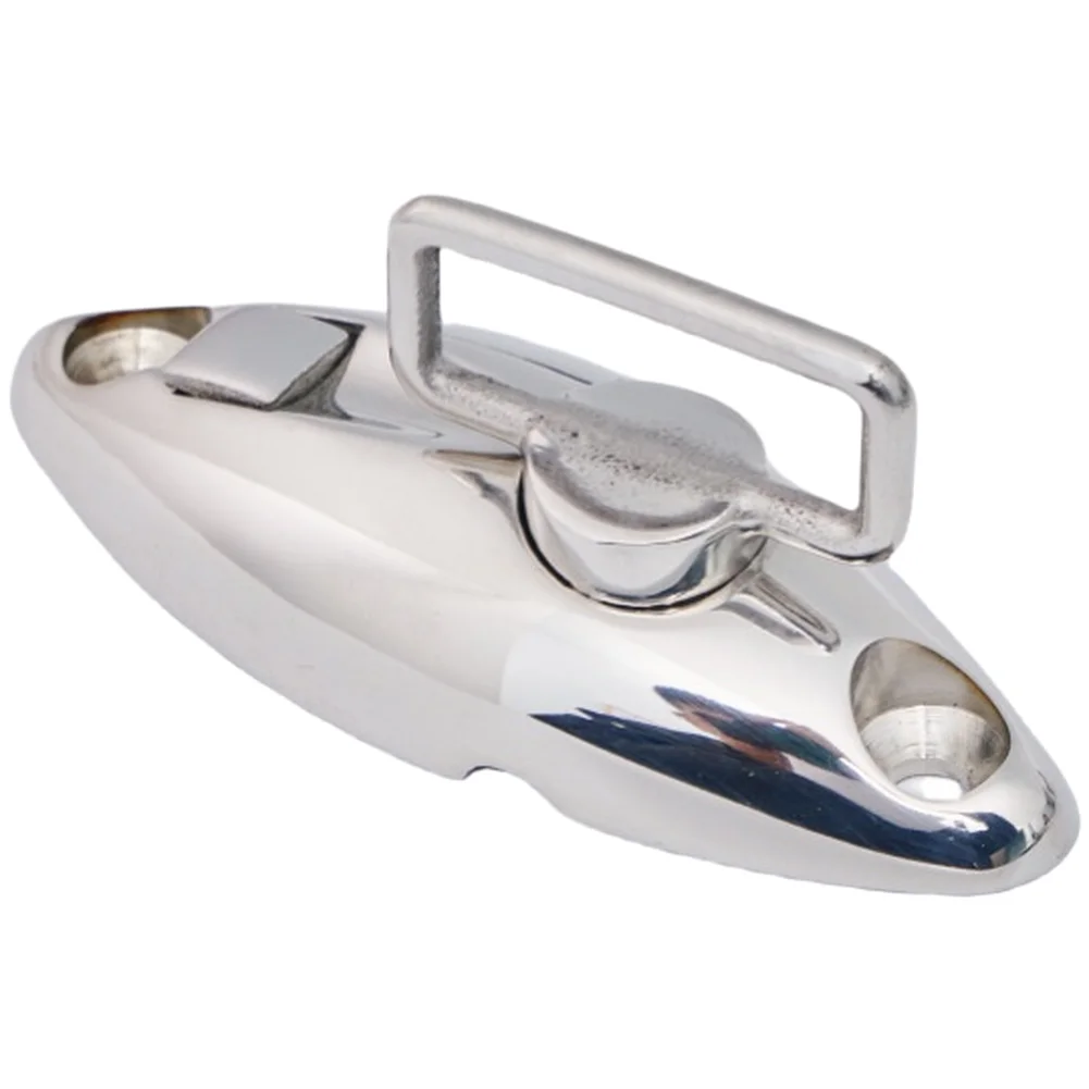 For Outdoor Boat Use 82 X 32 Mm Rotating Deck Hinge 316 Stainless Steel Hinge Marine Hardware Polished Steel Hinge