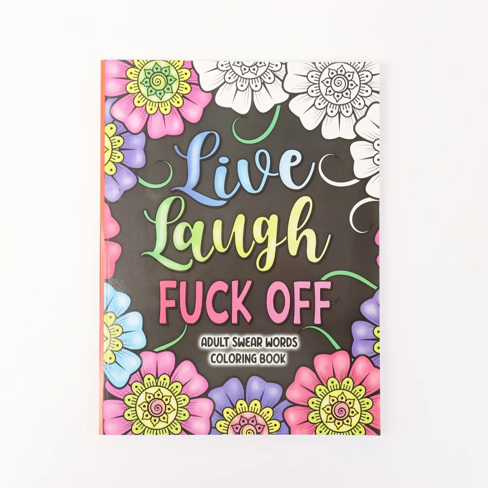Libro de Colorear para Adultos con Patrones Florales, Libro de Dibujos para Relajarse, Regalo para Aliviar el Estrés y Mejorar el Estado de Ánimo para Colegas y Amigos